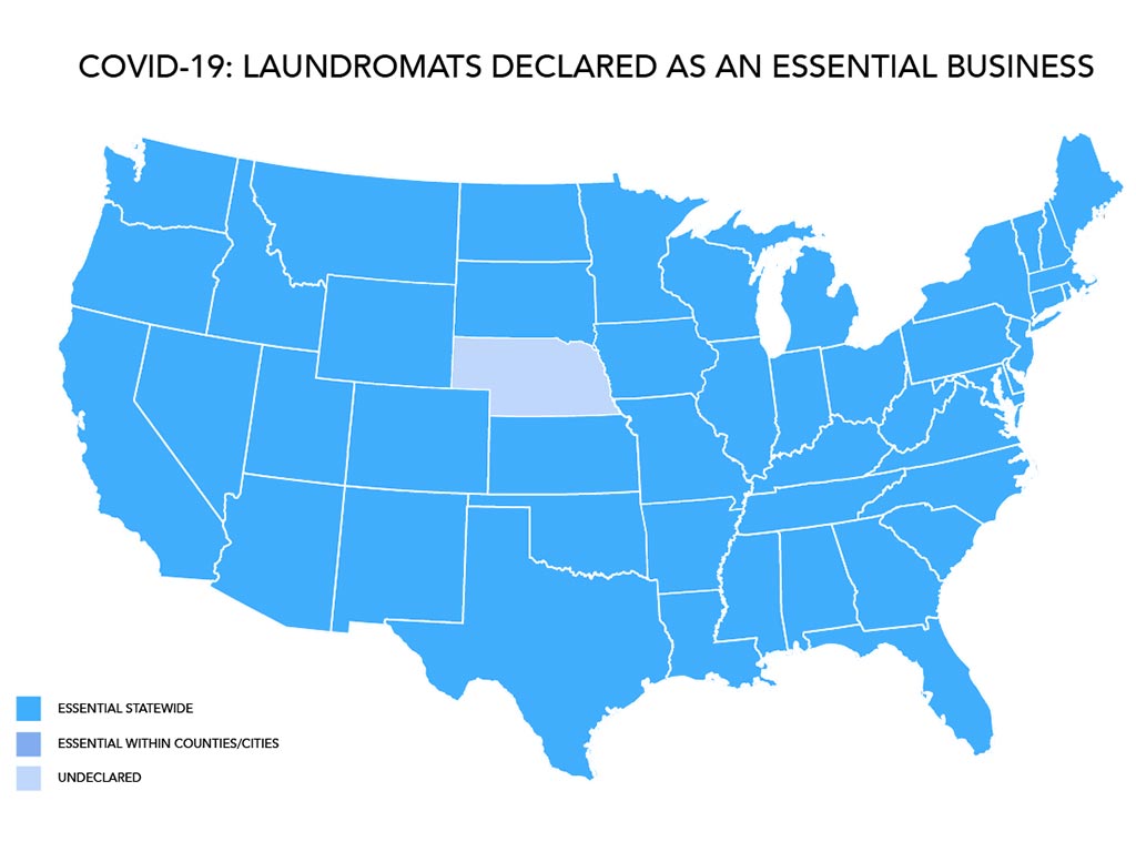 Laundromat Essential Business Designations: Our State-by-State Guide