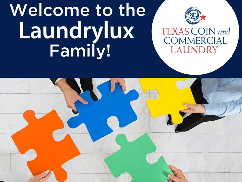 Laundrylux Acquires Texas Coin and Commercial Laundry